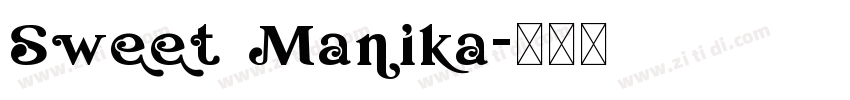 Sweet Manika字体转换